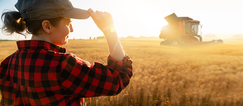 Woman on Farm