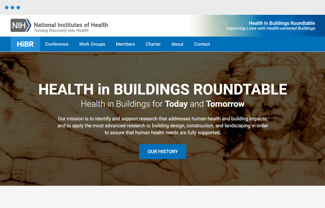 HiBR Health in Buildings RoundTable (NIH/ORS)