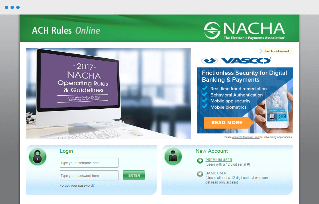 NACHA – The Electronic Payments Association